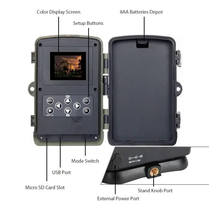 HC802A, 24MP Video Camera, Infrared, Wireless Surveillance CAM
