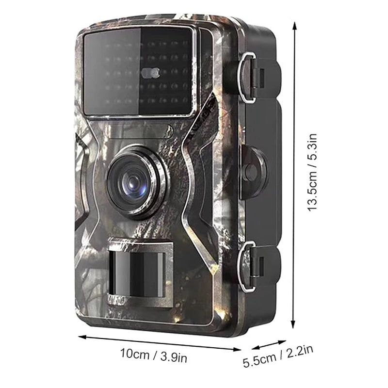 12MP 1080P Wildlife Hunting Trail Game Camera Motion Activated Security Camera IP66 Waterproof Outdoor Infrared Night Vision