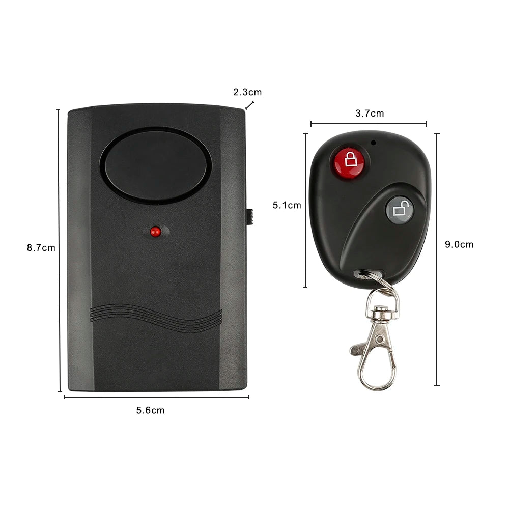 1/2PCS 120db 9V Alarm For Motorcycle Motorbike Scooter Anti-Theft Alarm Universal Remote