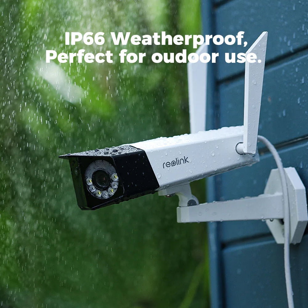 Reolink Duo 2 Series WiFi Camera 4K Dual Lens Outdoor Security Protection CCTV IP Cam Person/Car/Pet Detection Security Camera